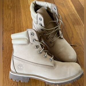 Timberland Light Tan Leather Boots